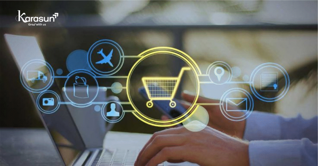 Digital marketing services for e- commerce.