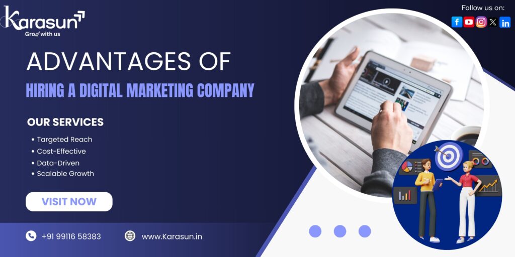 The advantages of hiring a digital marketing company 