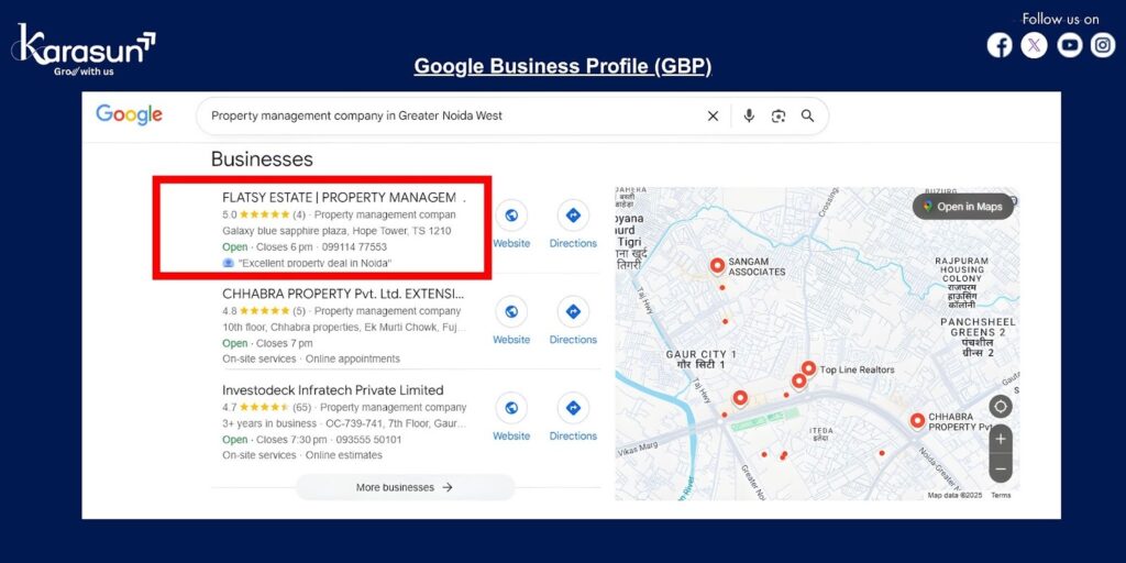 Google Business Profile (GBP)